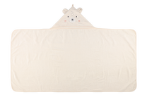 Vaikiškas rankšluostis 4Living Teddy, balta, 140 cm x 70 cm