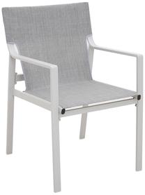Lauko kėdė Osman 78331, šviesiai pilka, 62 cm x 55 cm x 86 cm