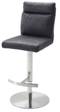 Baro kėdė MC Akcent Rabea, matinė, pilka, 58 cm x 40 cm x 91 cm