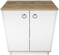 Konsolinis staliukas Kalune Design Nüanse, rudas/baltas, 72 cm x 42 cm x 83.1 cm