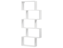 Sieninė lentyna, balta, 20 cm x 80 cm x 180 cm