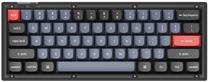 Klaviatūra Keychron V4 V4 Frosted Black Hot-Swap Keychron K Pro Blue, Anglų (US), mėlyna/juoda/raudona