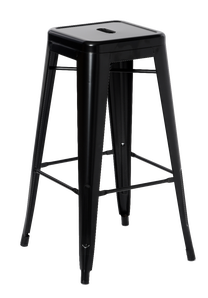 Baro kėdė OTE Fenix, juoda, 43.5 cm x 43.5 cm x 76.5 cm