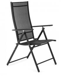 Lauko kėdė Mirpol Mercury M7P2, juoda, 42.5 cm x 56.5 cm x 108 cm