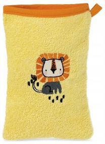Vaikiškas rankšluostis Baby 69, geltonas/oranžinis, 21 cm x 15 cm