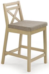 Baro kėdė BORYS LOW, ąžuolo, 41 cm x 48 cm x 83 cm