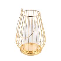 Žvakidė Altom, metalas, Ø 18 cm, 23 cm, aukso