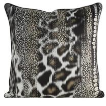 Dekoratyvinės pagalvėlės užvalkalas Ewa Minge 22 A, juoda/rusva, 60 cm x 60 cm