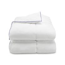 Antklodė Dormeo Comfy Relax, 200 x 200 cm, balta/violetinė