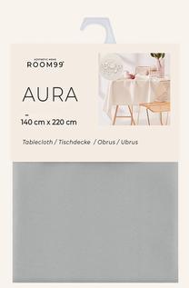 Staltiesė stačiakampė Room99 Aura, šviesiai pilka, 140 x 220 cm