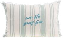 Dekoratyvinė pagalvėlė Amadeus T'Sans Fin, balta/žydra, 40 cm x 60 cm