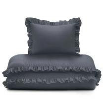 Patalynės užvalkalų komplektas PPS-09, grafito, 100 x 135 cm