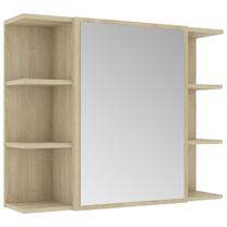 Vonios spintelė VLX, ąžuolo, 20.5 cm x 80 cm x 64 cm