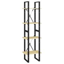 Lentyna VLX Solid Pine Wood 806422, ruda/juoda, 40 cm x 30 cm x 140 cm