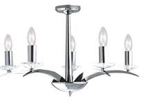 Sietynas kabinamas Searchlight Kensington 7545-5CC, E14, 5 x 60 W