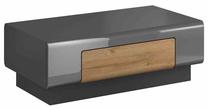 Kavos staliukas Helvetia Toledo WM 99, antracito/ąžuolo, 110 cm x 60 cm x 38.5 cm