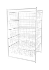 Krepšių sistema Domoletti, 55 cm x 45 cm, balta