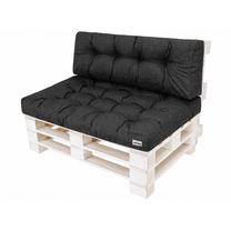 Lauko baldų pagalvių rinkinys Hobbygarden Leo LE2CZA3, juoda, 120 x 80 cm