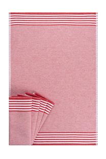 Virtuvinių rankšluosčių rinkinys Foutastic Sevilla 192DCH1680, raudonas, 70 cm x 50 cm, 5 vnt.