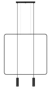 Šviestuvas kabinamas Thoro Lighting Rana 2, GU10, 2 x 40 W