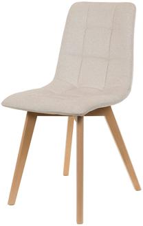 Valgomojo kėdė Amadeus Archibald, matinė, smėlio, 54 cm x 45 cm x 88 cm