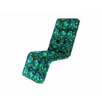 Lauko kėdės pagalvėlė Hobbygarden Ilona Ekolen ILONLI13, mėlyna/žalia, 160 x 50 cm