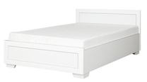 Lova pusantros vietos Bodzio Majorka MA120-BM, 120 x 200 cm, balta, be čiužinio, su grotelėmis