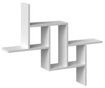 Sieninė lentyna Fiesta, balta, 85 cm x 15 cm x 73.5 cm