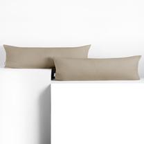 Pagalvės užvalkalas Restilo Amber, ruda, 120 cm x 20 cm