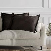 Dekoratyvinės pagalvėlės užvalkalas Restilo Velvet, ruda, 50 cm x 70 cm, 2 vnt.