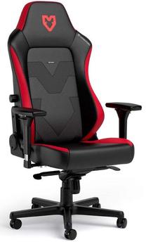Žaidimų kėdė Noblechairs HERO Mouz Edition, 52 x 52 x 129 - 137 cm, juoda/raudona/pilka
