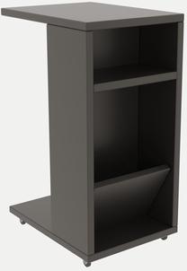 Žurnalinis staliukas Kalune Design Filinta, antracito, 40 cm x 30 cm x 63 cm