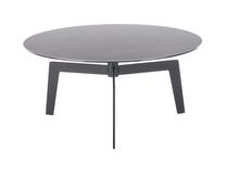 Kavos staliukas MC Akcent Buena Vista, antracito/juoda, 80 cm x 80 cm x 38 cm