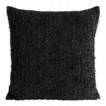 Dekoratyvinės pagalvėlės užvalkalas Selma, juoda, 45 cm x 45 cm