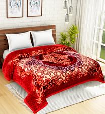 Lovatiesė Mijolnir SuperSoft 303EVN1106, bordo, 200 cm x 240 cm