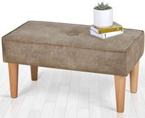 Pufas Hanah Home Square 209FLF1299, šviesiai ruda, 40 cm x 80 cm x 41 cm