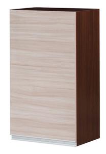 Viršutinė virtuvinė spintelė Bodzio Sandi KS40GL-LA/OR, riešuto/smėlio, 40 cm x 31 cm x 72 cm