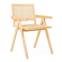 Valgomojo kėdė Homla Rotin Basic 834085, matinė, medžio, 50 cm x 55 cm x 78 cm