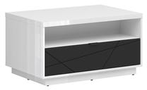 Kavos staliukas Forn, baltas/juodas, 90 cm x 60 cm x 48.5 cm