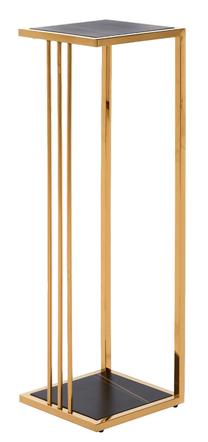 Pjedestalas Miloo Via Nero L, aukso/juodas, 30 cm x 30 cm x 100 cm