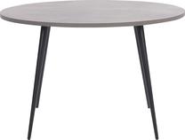 Valgomojo stalas Shumee Odeon, pilkas, 120 cm x 120 cm x 76 cm