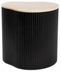 Kavos staliukas Homla Gebo, rudas/juodas, 37 cm x 47 cm x 47.5 cm