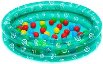 Baseinas, pripučiamas/vaikiškas Bestway Splash And Play 51141, žalias/įvairių spalvų, 91 x 20 cm, 73 l