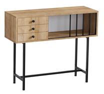 Konsolinis staliukas Kalune Design Paco, rudas, 100 cm x 35 cm x 85 cm