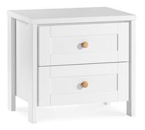 Naktinis staliukas Kalune Design Oslo 2145, baltas, 50 cm x 52 cm x 44 cm