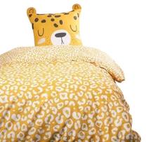 Patalynės užvalkalų komplektas TODAY Magic Jungle, baltas/geltonas, 140 x 200 cm