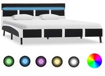 Lova pusantros vietos VLX Bed Frame, 120 x 200 cm, juoda, be čiužinio, su grotelėmis