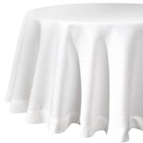 Staltiesė apvali Ellen, balta, 120 x 120 cm