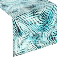 Stalo takelis stačiakampė Agota, mėlyna/balta/juoda, 35 x 140 cm