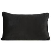 Dekoratyvinės pagalvėlės užvalkalas Melia JA128A-03, juoda, 50 cm x 30 cm